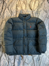 Original POLO leather streps Lightweight Puffer Branded Down Jacket