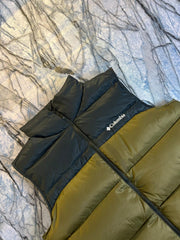 ORIGINAL COLUMBIA LIGHTWEIGHT BRANDED SLEEVELESS JACKET