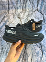 Hoka Clifton 9 Lightweight Branded Running Shoes
