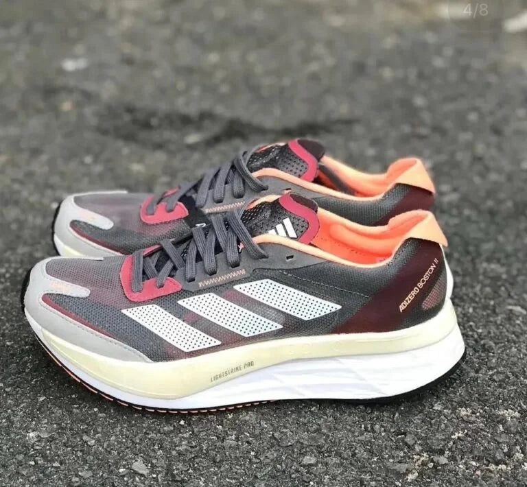 Original Adidas Adizero Boston 11 2022 Model Lightweight 300 Meter Running Shoes