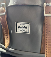 Original Herschel Branded Leather Strips Laptop Backpack