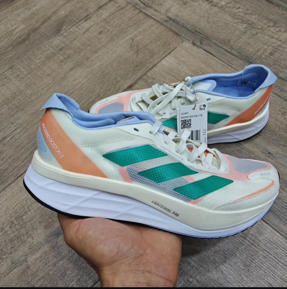 Adidas Adizero Boston 11 2022 Model Lightweight Branded Running Shoes