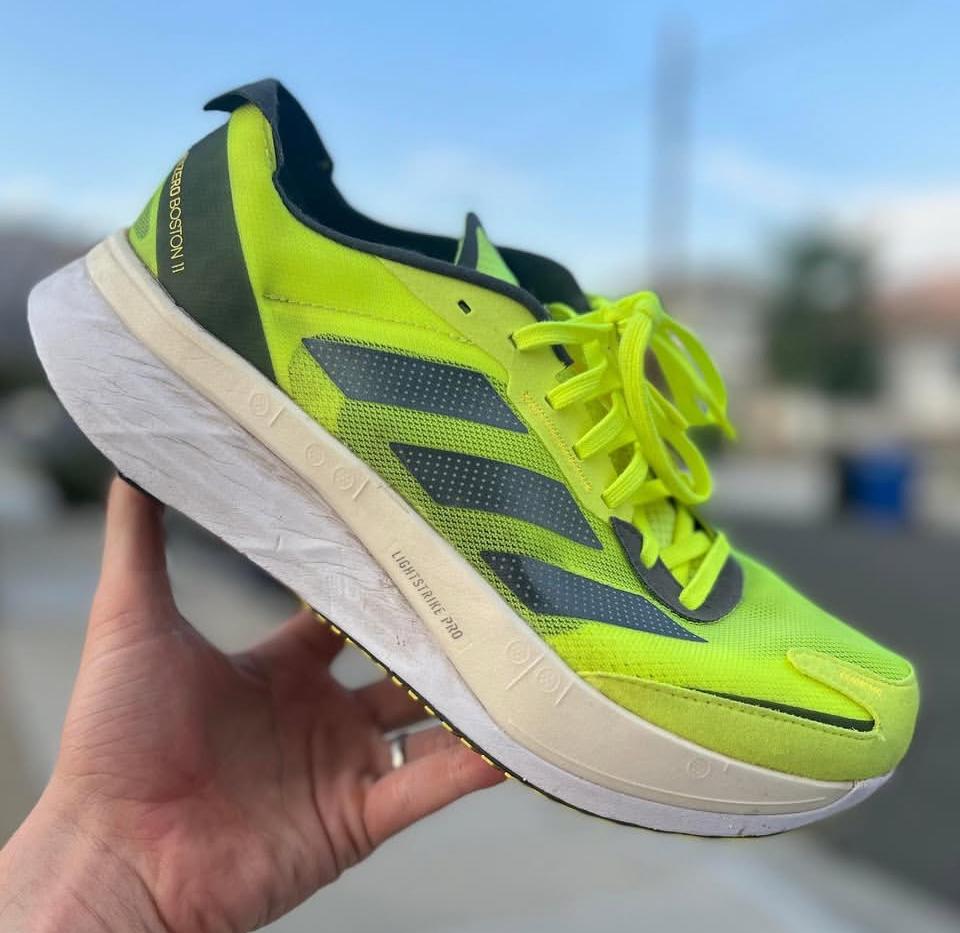Adidas Adizero Boston 11 2022 Model Lightweight Branded Running Shoes