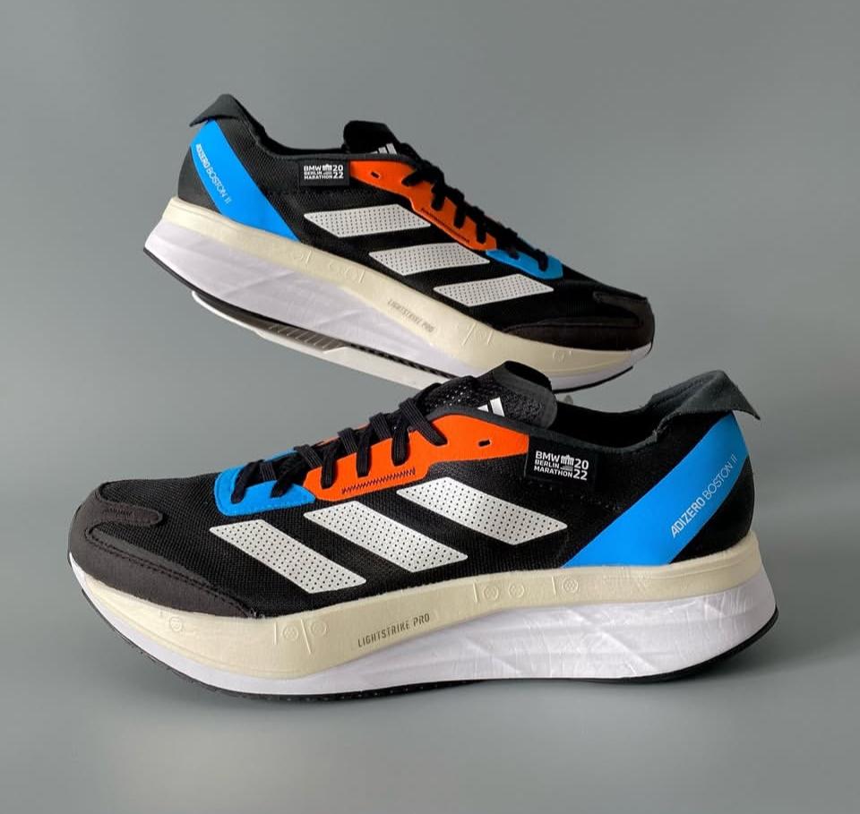 Adidas Adizero Boston 11 2022 Model Lightweight Branded Running Shoes