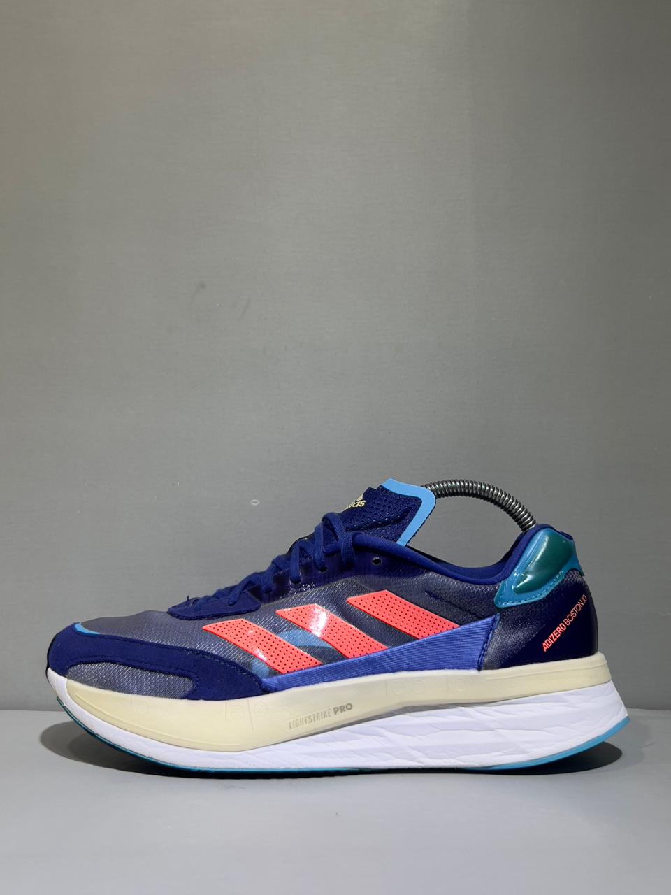 Adidas Adizero Boston 10 2021 Model Lightweight Branded Running Shoes