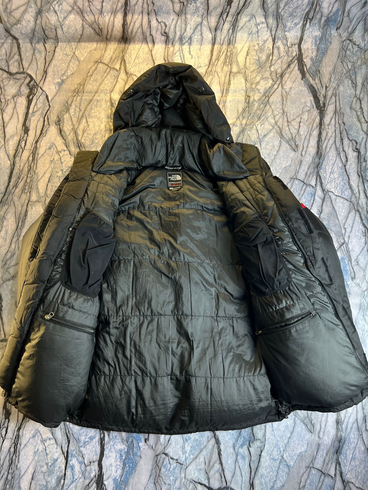 ORIGINAL THE NORTHFACE SUMMIT SERIES LIGHTWEIGHT BRANDED FEATHER JACKET