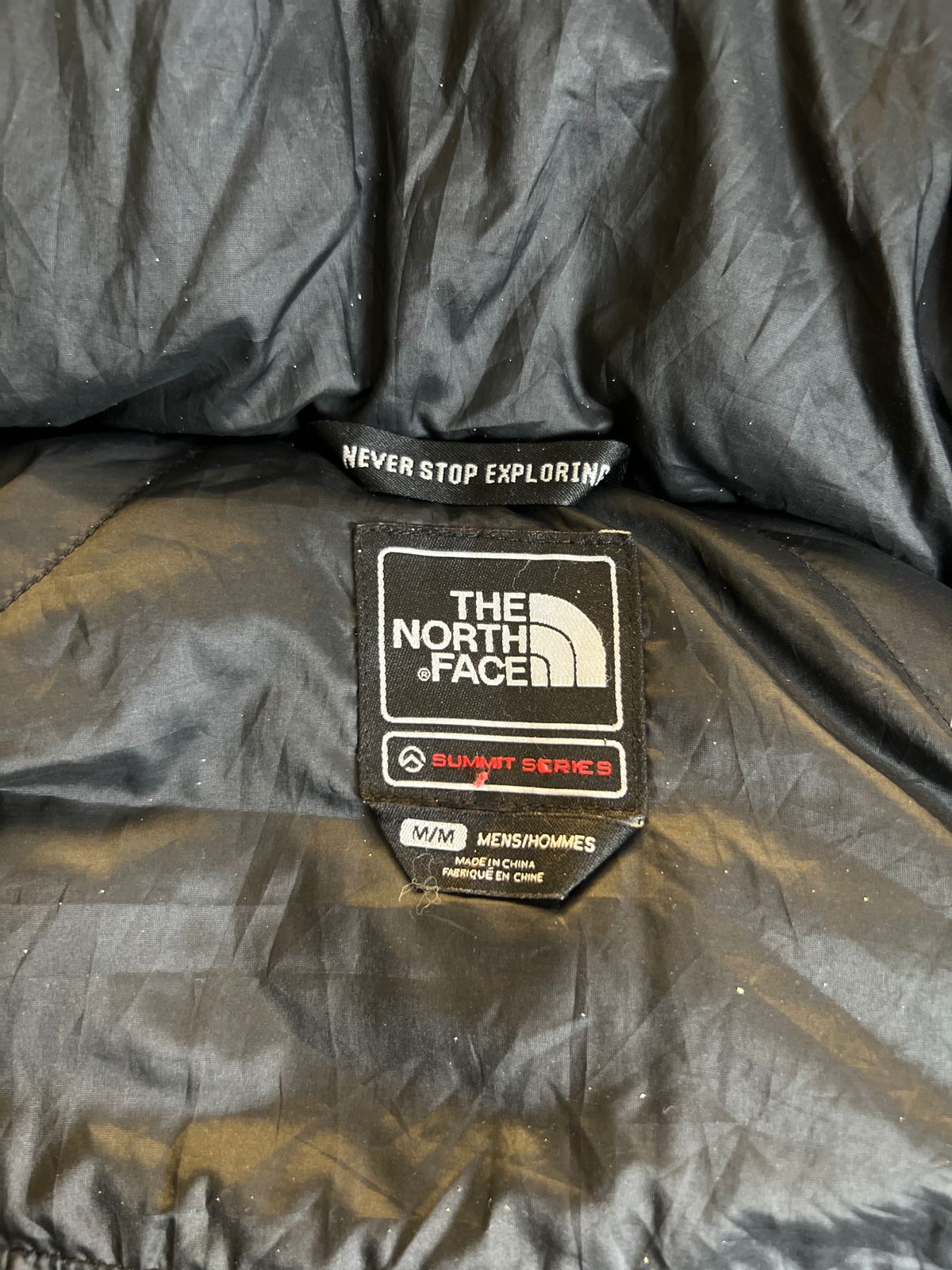 ORIGINAL THE NORTHFACE SUMMIT SERIES LIGHTWEIGHT BRANDED FEATHER JACKET