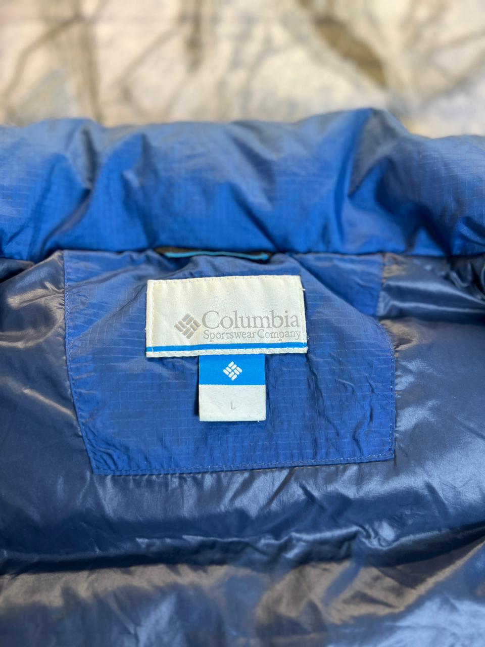 ORIGINAL COLUMBIA LIGHTWEIGHT BRANDED DOWN PUFFER JACKET