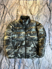 ORIGINAL NIKE CAMOUFLAGE LIGHTWEIGHT BRANDED PUFFER JACKET