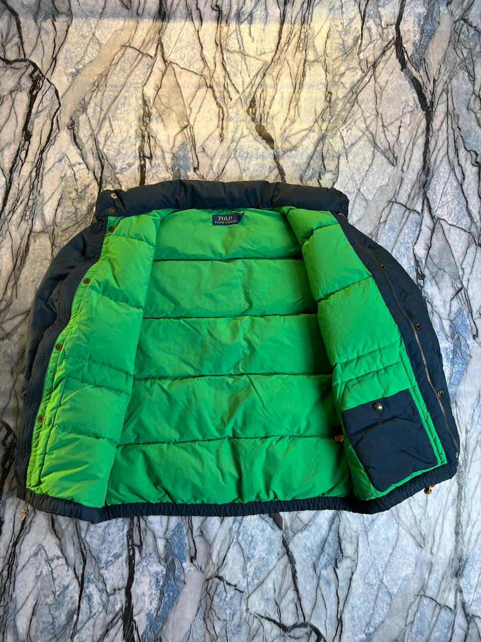 Original POLO leather streps Lightweight Puffer Branded Down Jacket