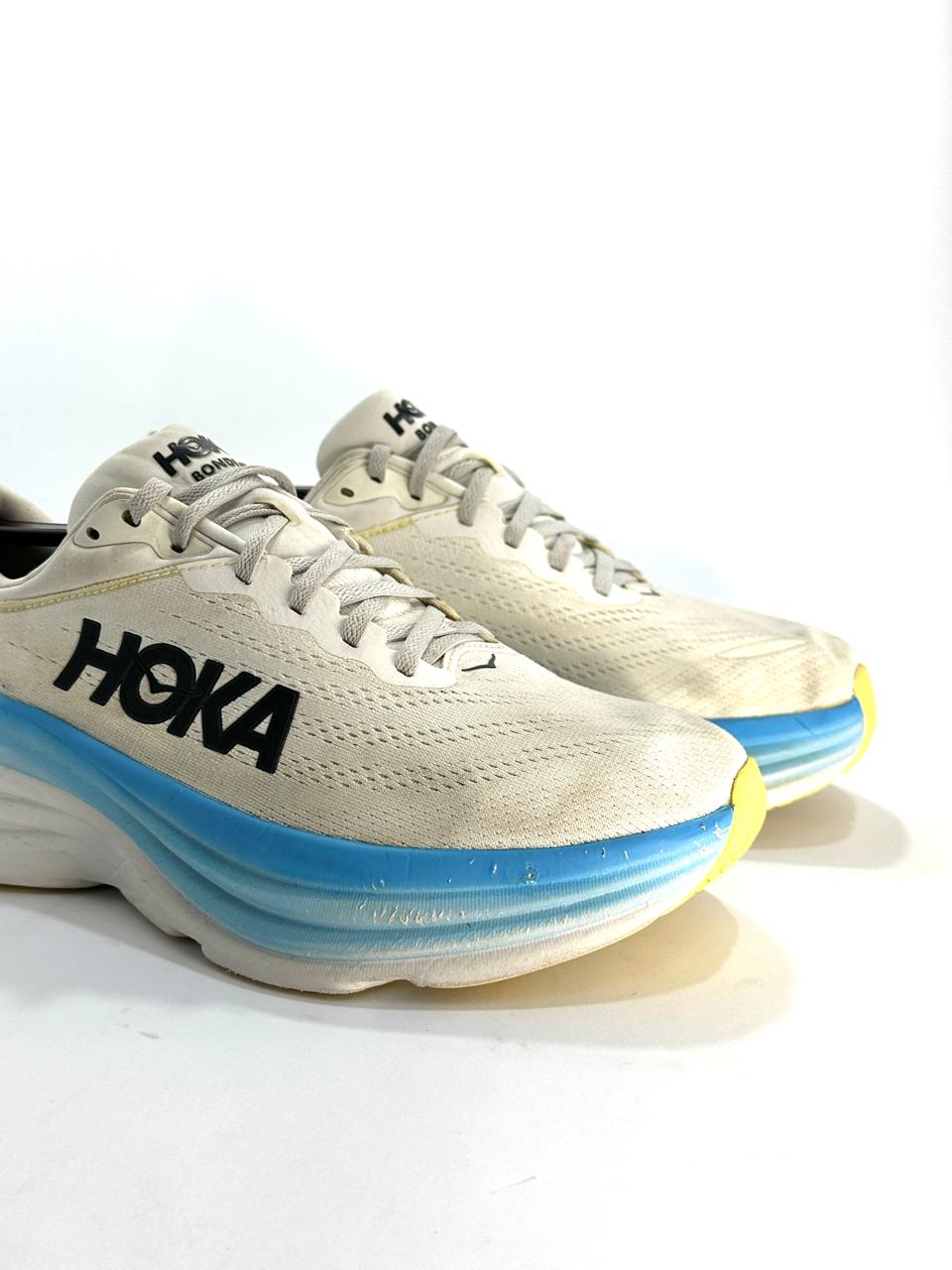 HOKA BONDI 8 LIGHTWEIGHT BRANDED RUNNING SHOES