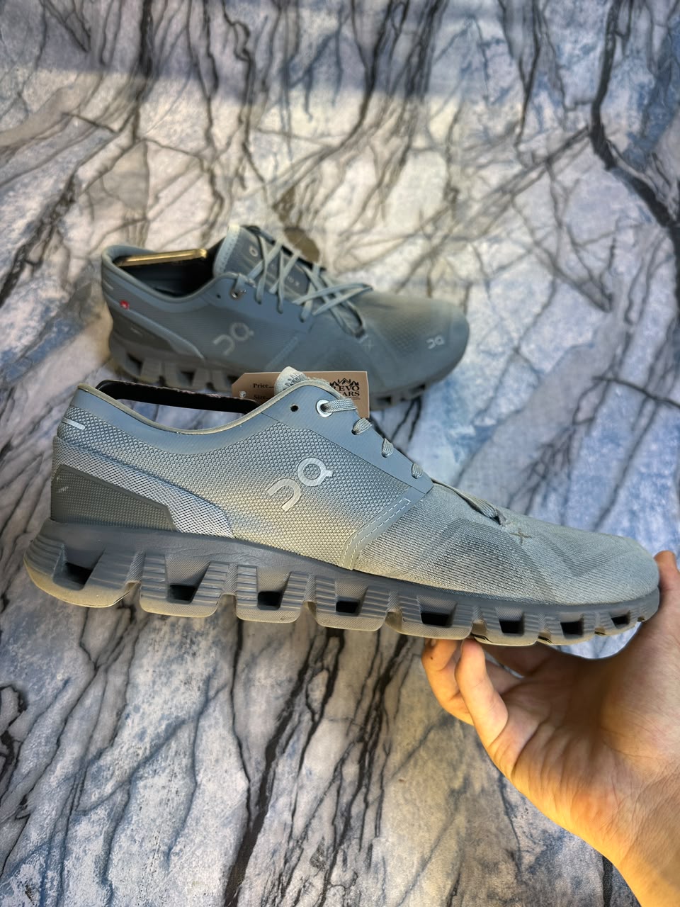 On Cloud X Gray Branded Running Shoes