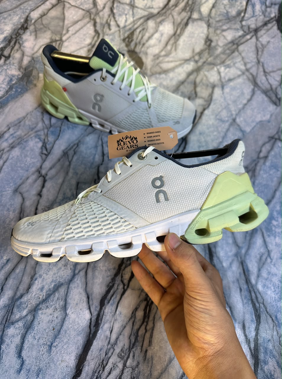 On Cloud Surfer White Branded Shoes