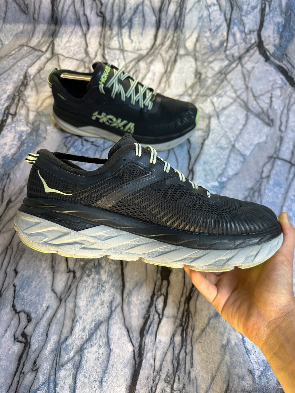 Hoka Bondi 7 Branded Running Shoes