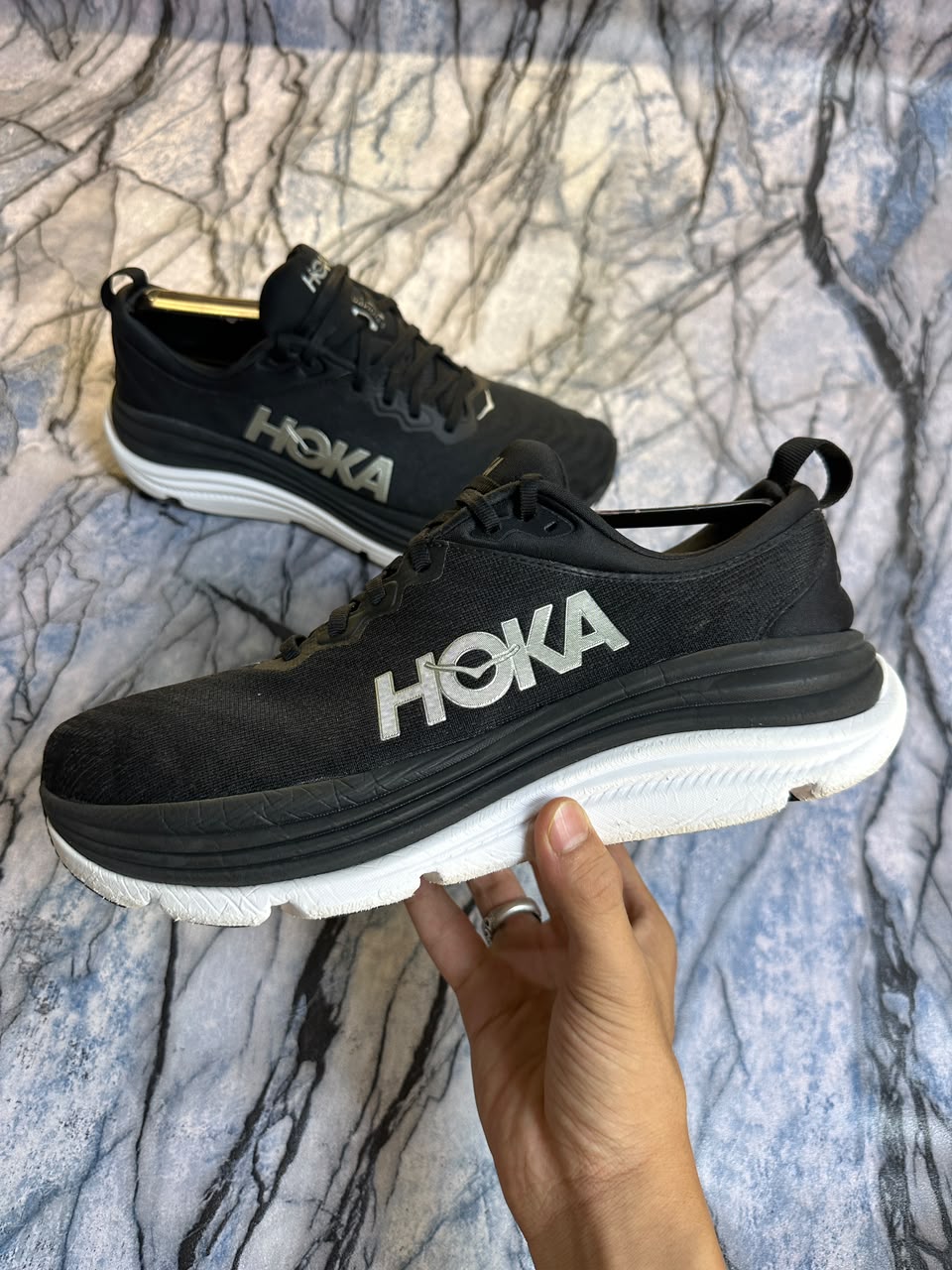Hoka Gaviota 4 Branded Soft Shoes