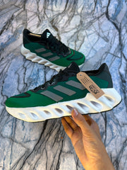 Adidas Switch Run Collegiate Green Branded Sneakers Shoes