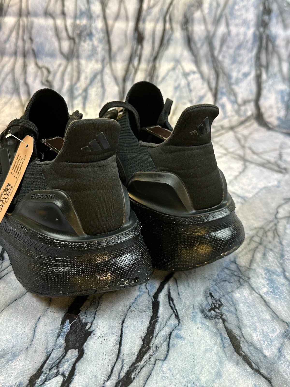 Adidas Ultraboost Black Lightweight Branded Running Shoes