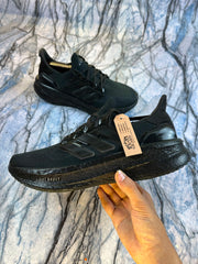 Adidas Ultraboost Black Lightweight Branded Running Shoes