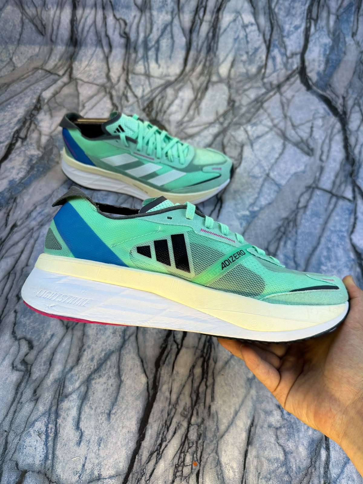 Adidas Adizero Boston 11 Branded Running Shoes