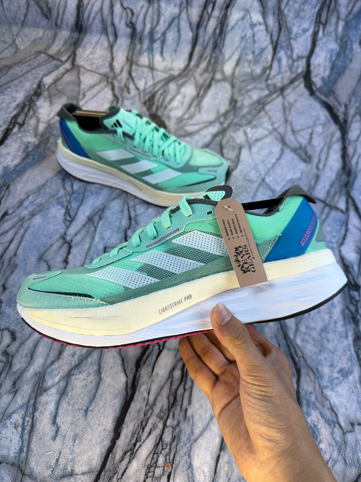 Adidas Adizero Boston 11 Branded Running Shoes