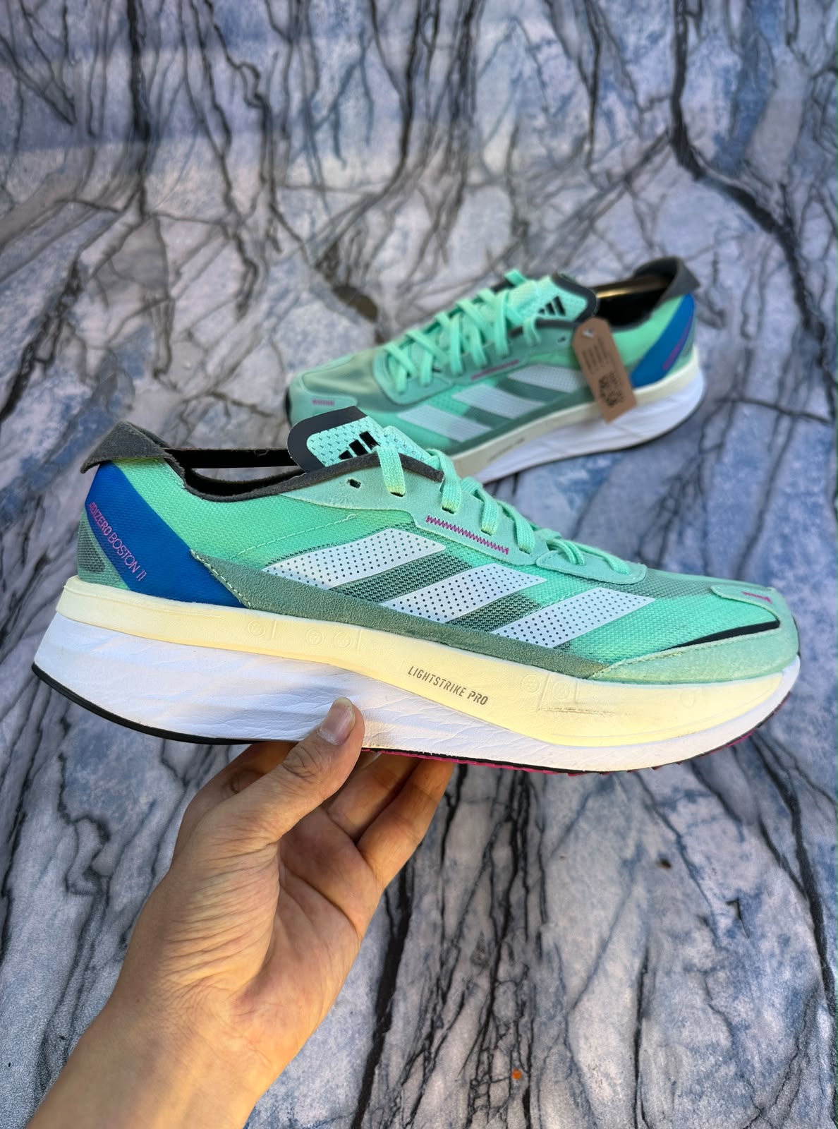 Adidas Adizero Boston 11 Branded Running Shoes