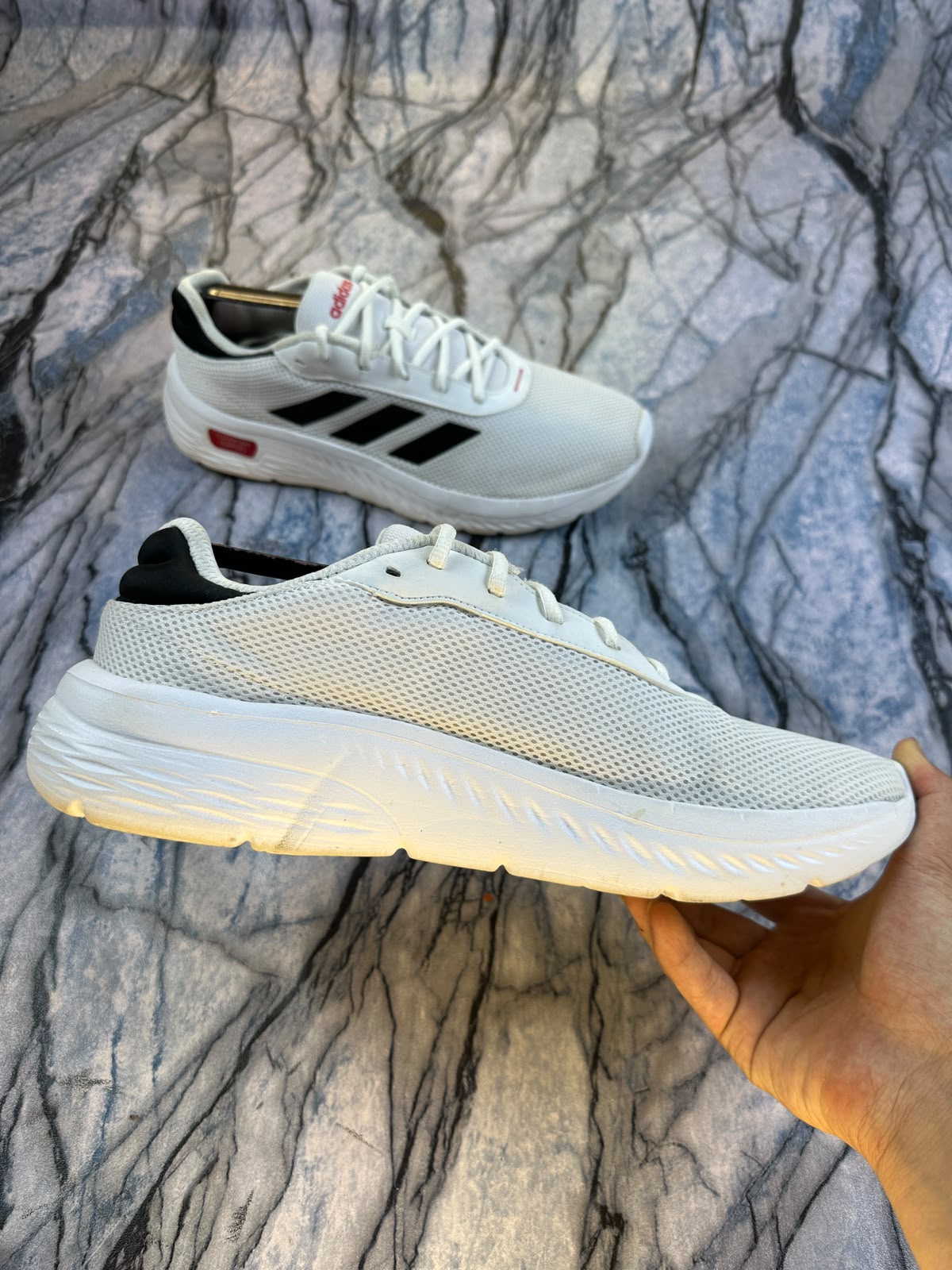 Adidas Cloudfoam Lightweight Branded Running Shoes