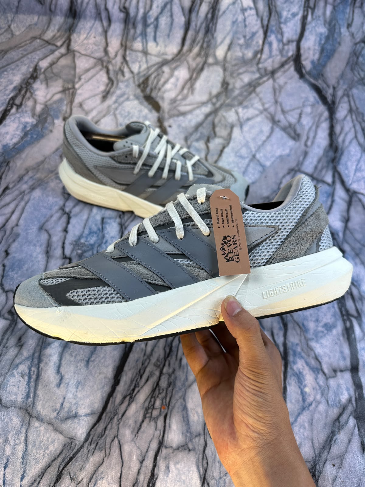 Adidas Lightblaze Branded Sneakers Shoes