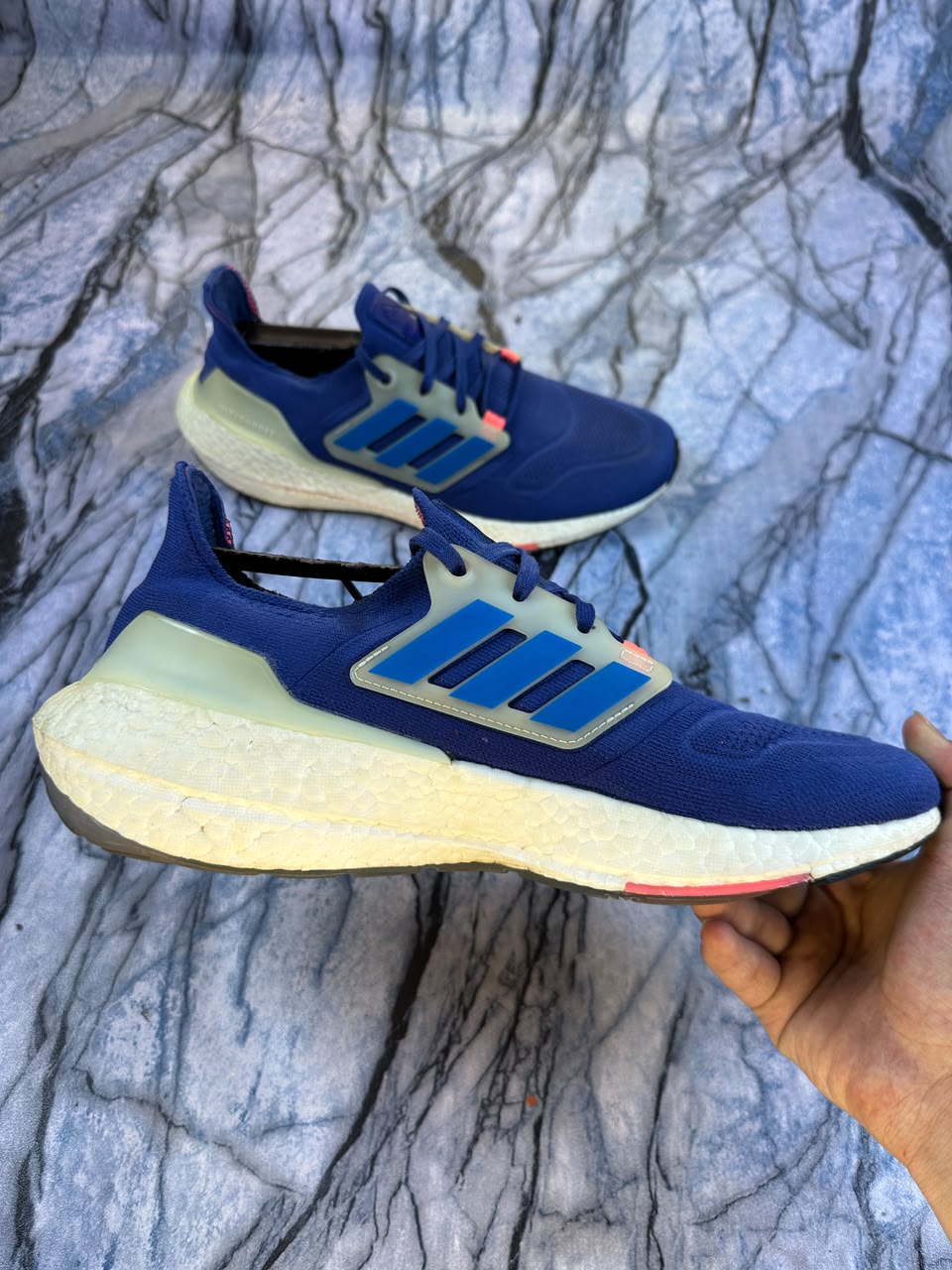 Adidas Ultraboost Blue Branded Shoes