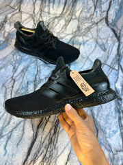 Adidas Black Ultraboost Lightweight Branded Running Shoes