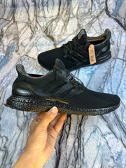 Adidas Black Ultraboost Lightweight Branded Running Shoes