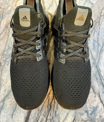 Adidas Black Ultraboost Lightweight Branded Running Shoes