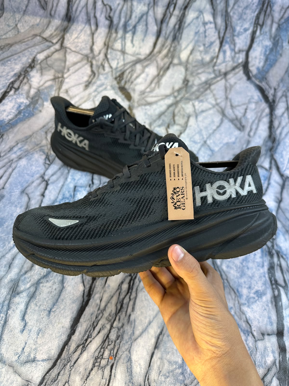 Hoka Clifton 9 Lightweight Branded Running Shoes