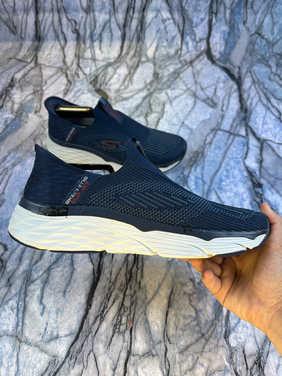Skechers Go Walk Lightweight Branded Laceless Shoes