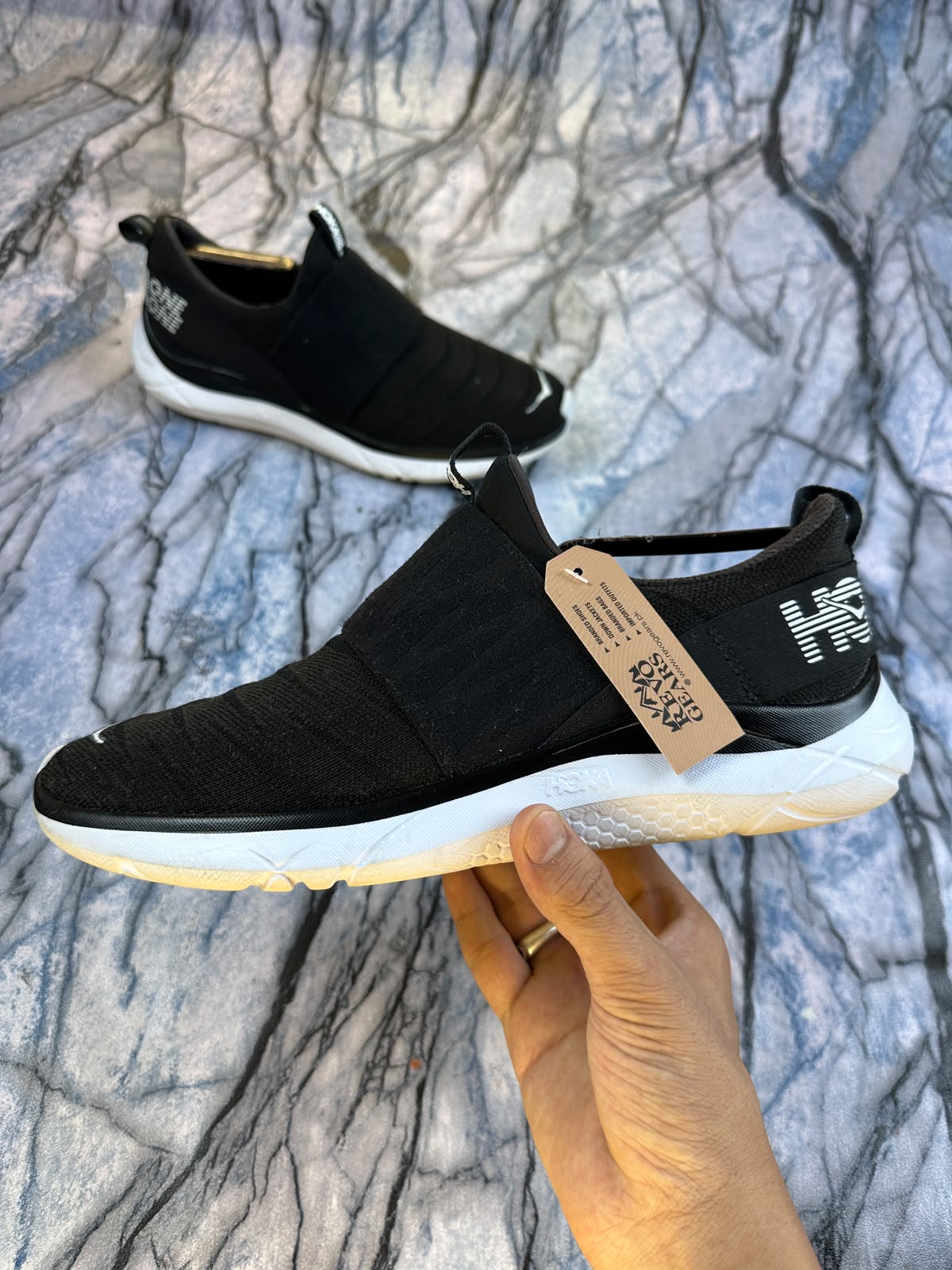 Hoka Laceless Branded Shoes