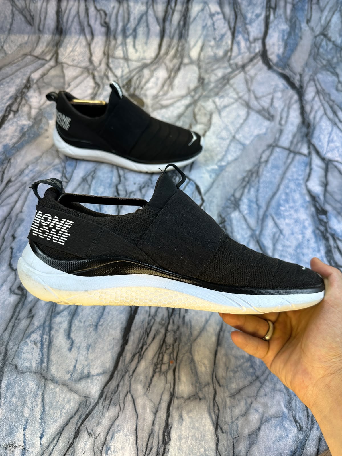 Hoka Laceless Branded Shoes