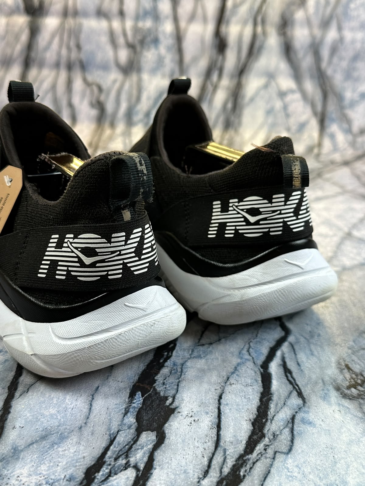 Hoka Laceless Branded Shoes
