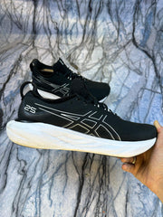 Asics Nimbus 25 Lightweight Branded Running Shoes