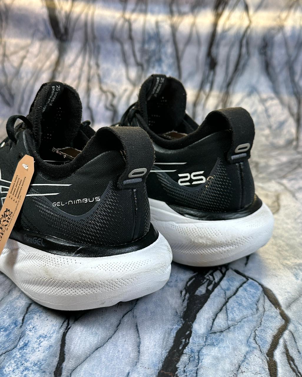 Asics Nimbus 25 Lightweight Branded Running Shoes