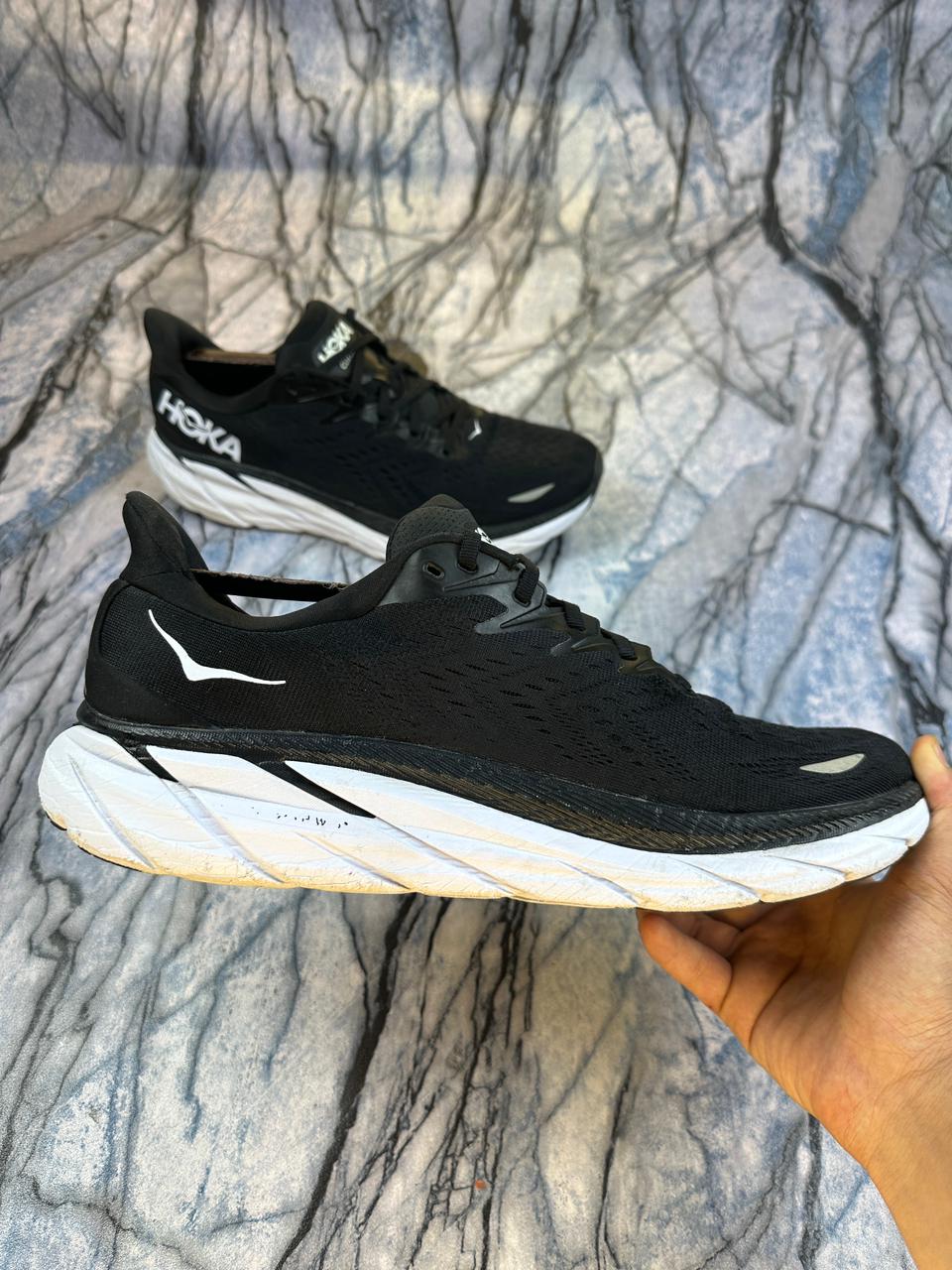 Hoka Clifton 8 Branded Running Shoes