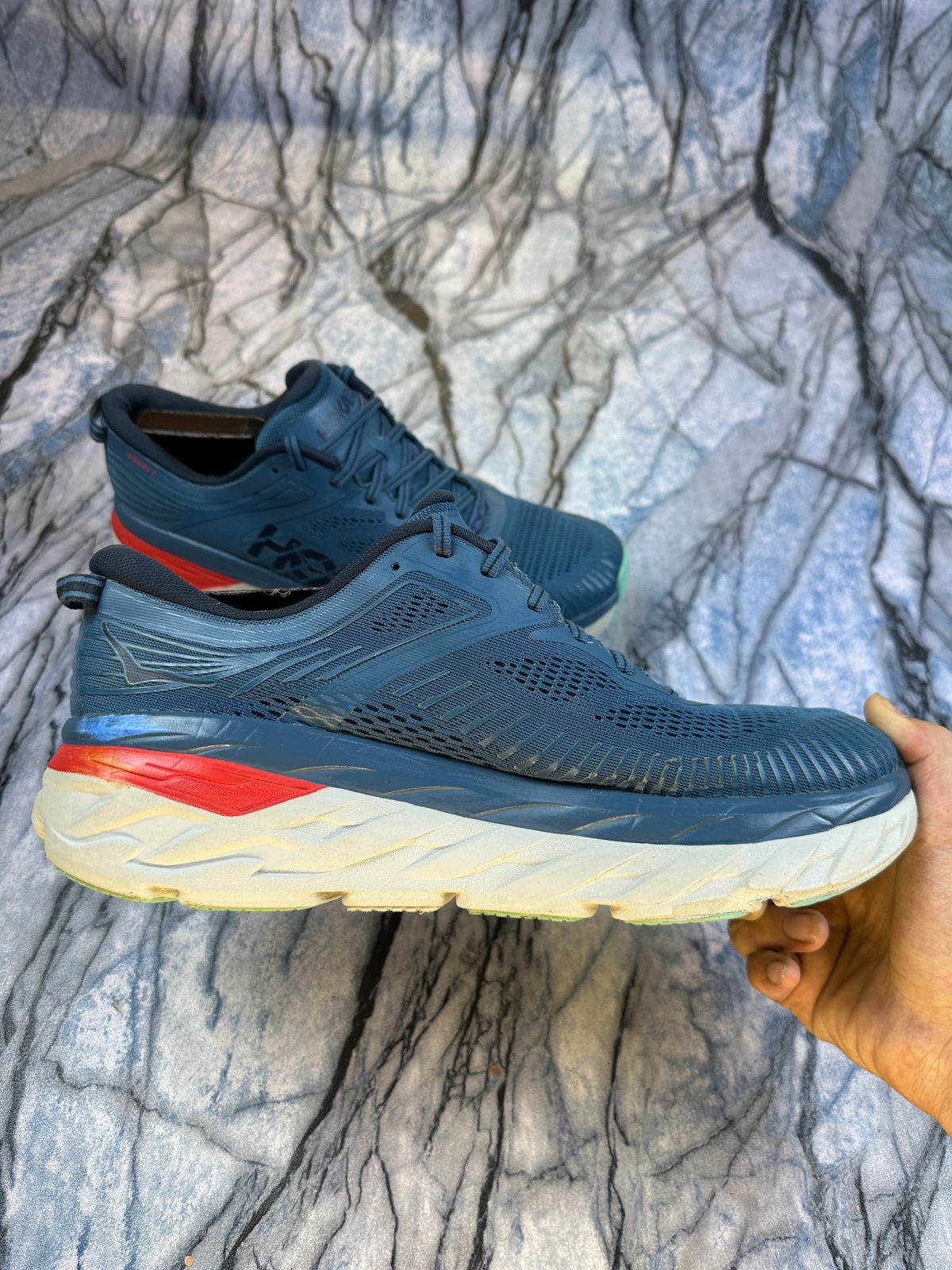 Hoka Bondi 7 Branded Running Shoes