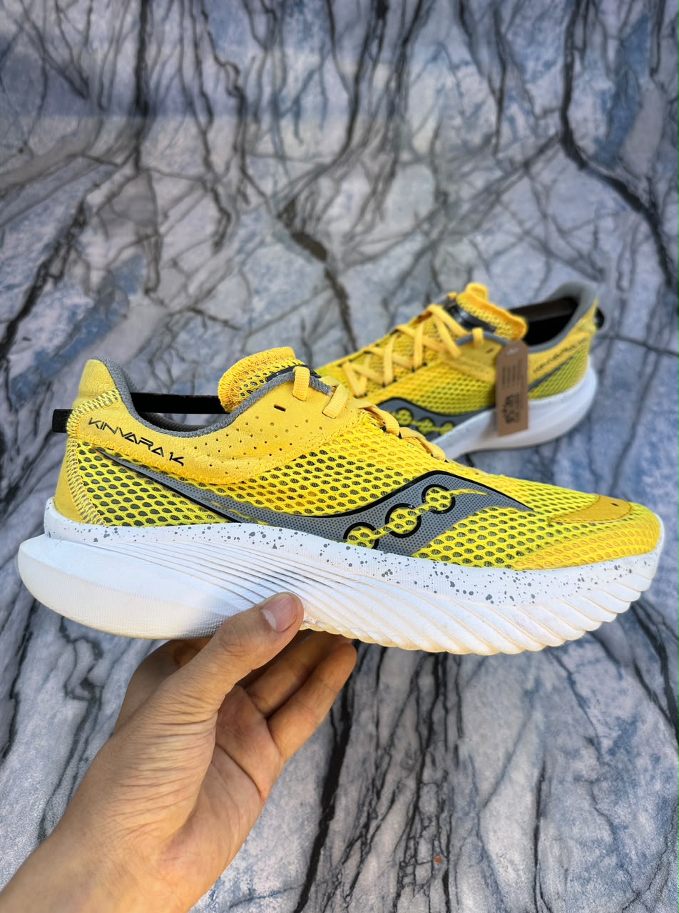 Saucony Kinvara 14 yellow Branded Running Shoes