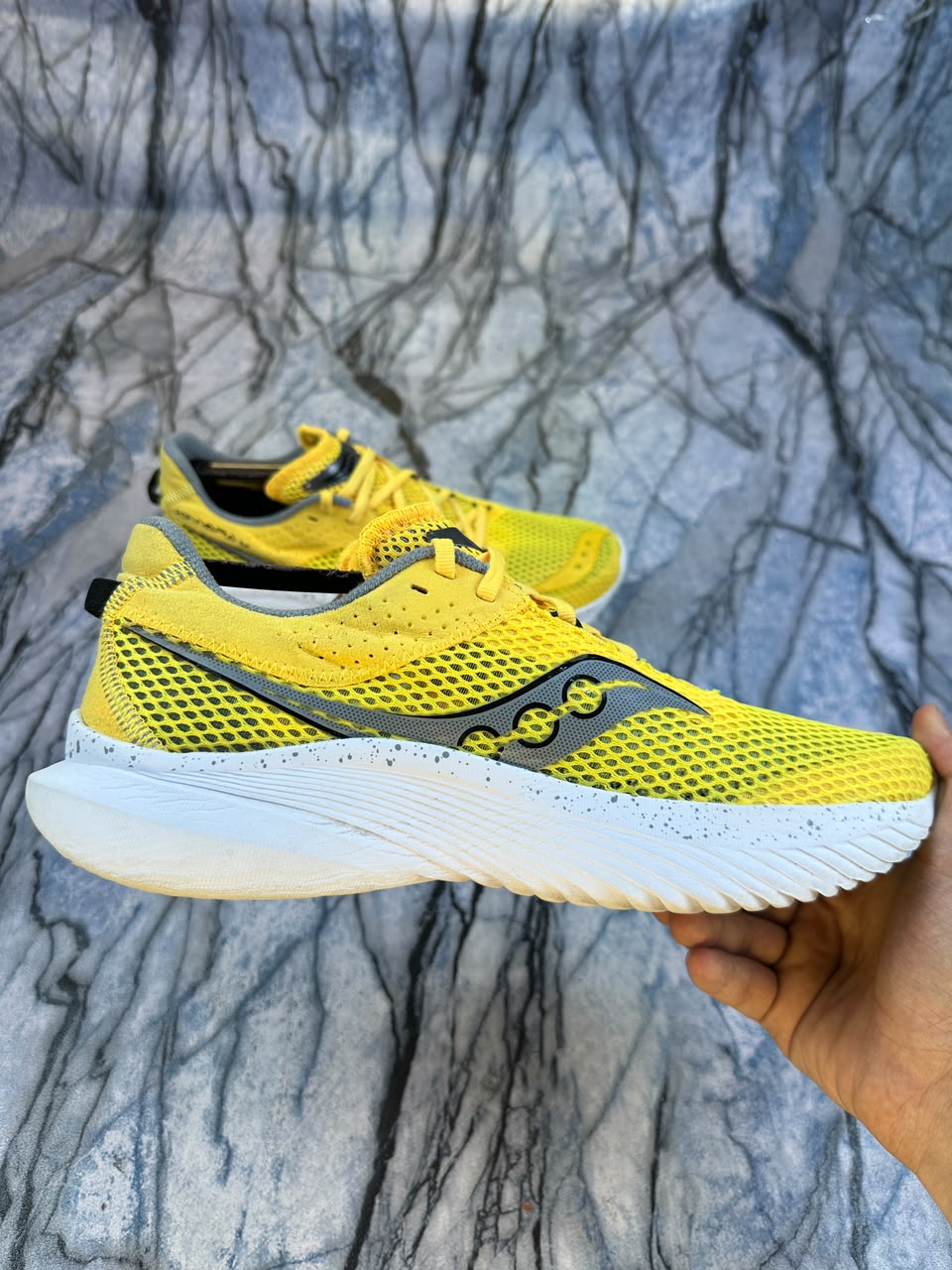 Saucony Kinvara 14 yellow Branded Running Shoes