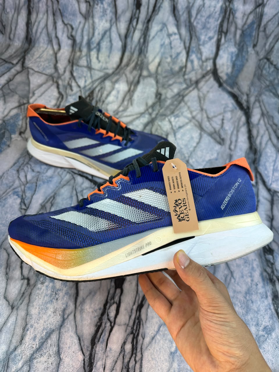 Adidas Adizero Boston 12 Branded Running Shoes