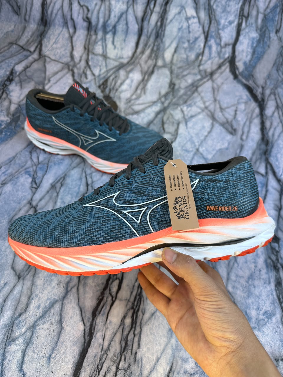 Mizuno Wave Rider Branded Running Shoes
