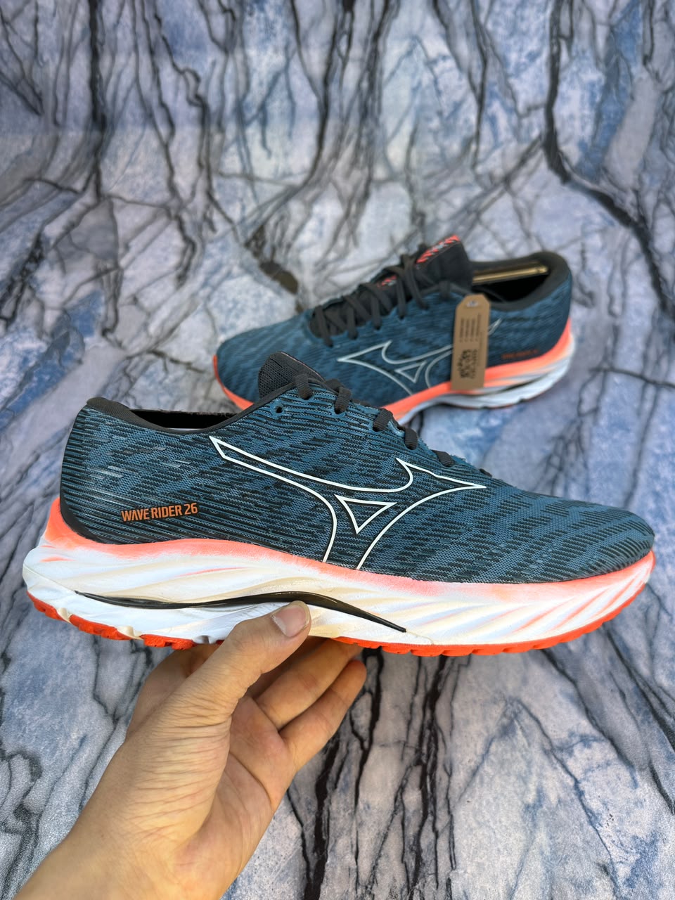 Mizuno Wave Rider Branded Running Shoes