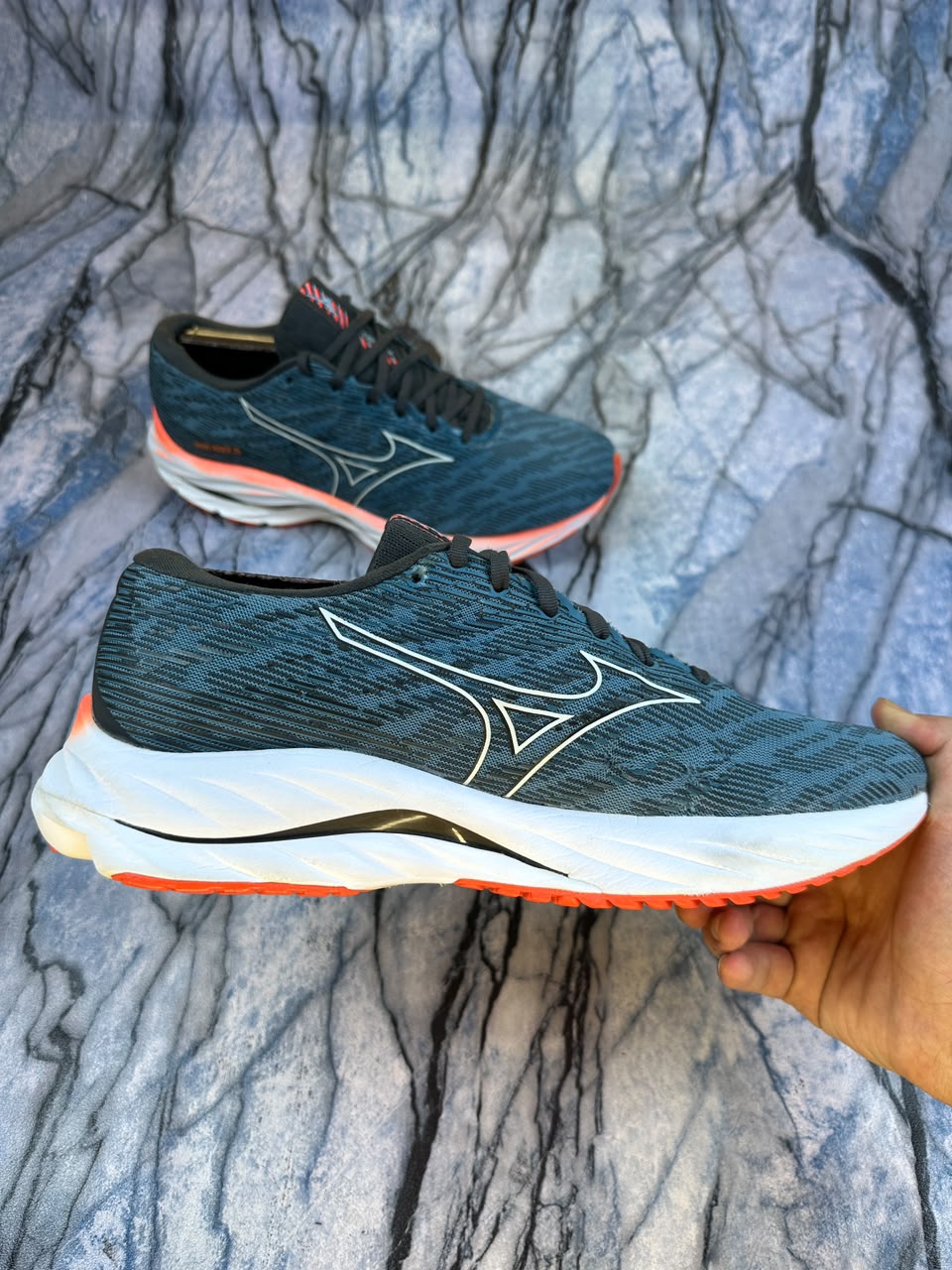 Mizuno Wave Rider Branded Running Shoes