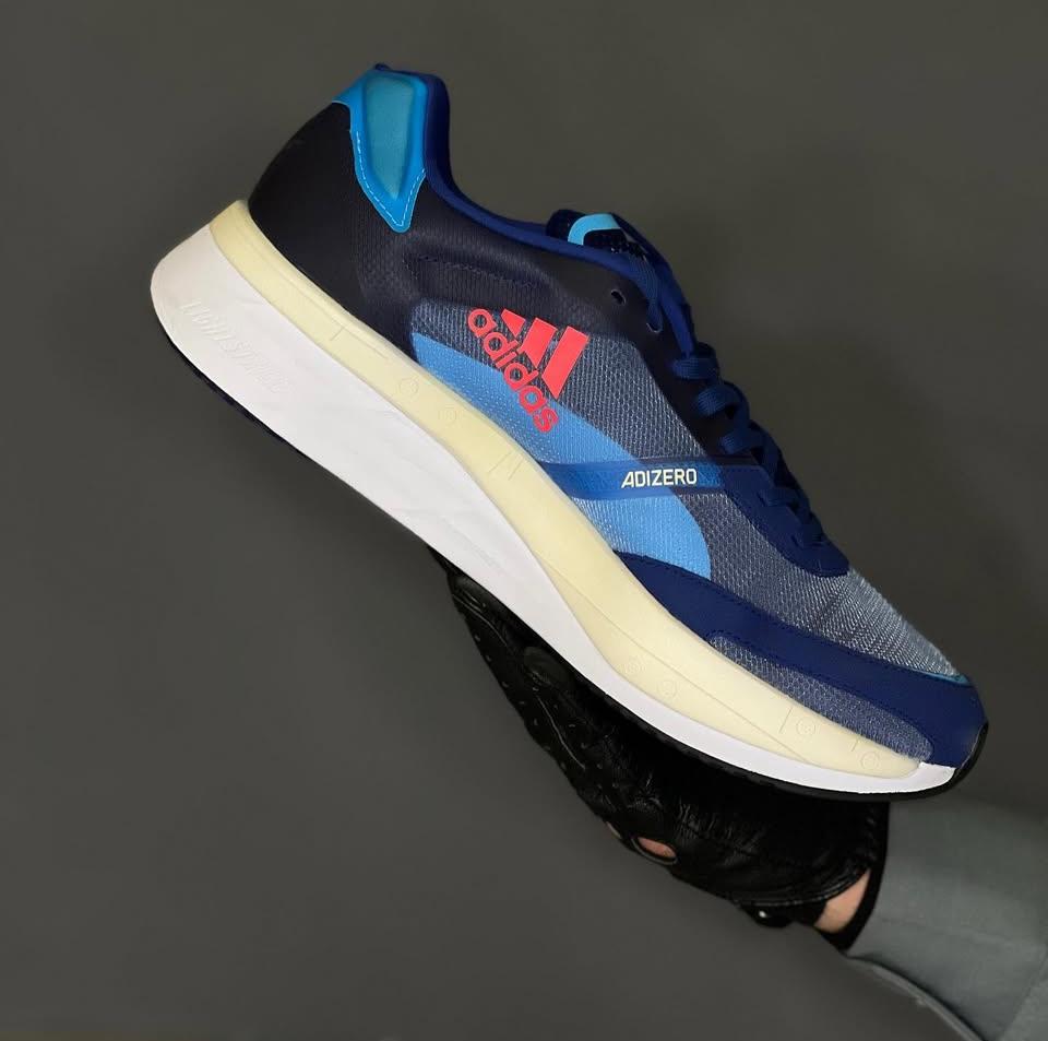 Adidas Adizero Boston 10 2021 Model Lightweight Branded Running Shoes