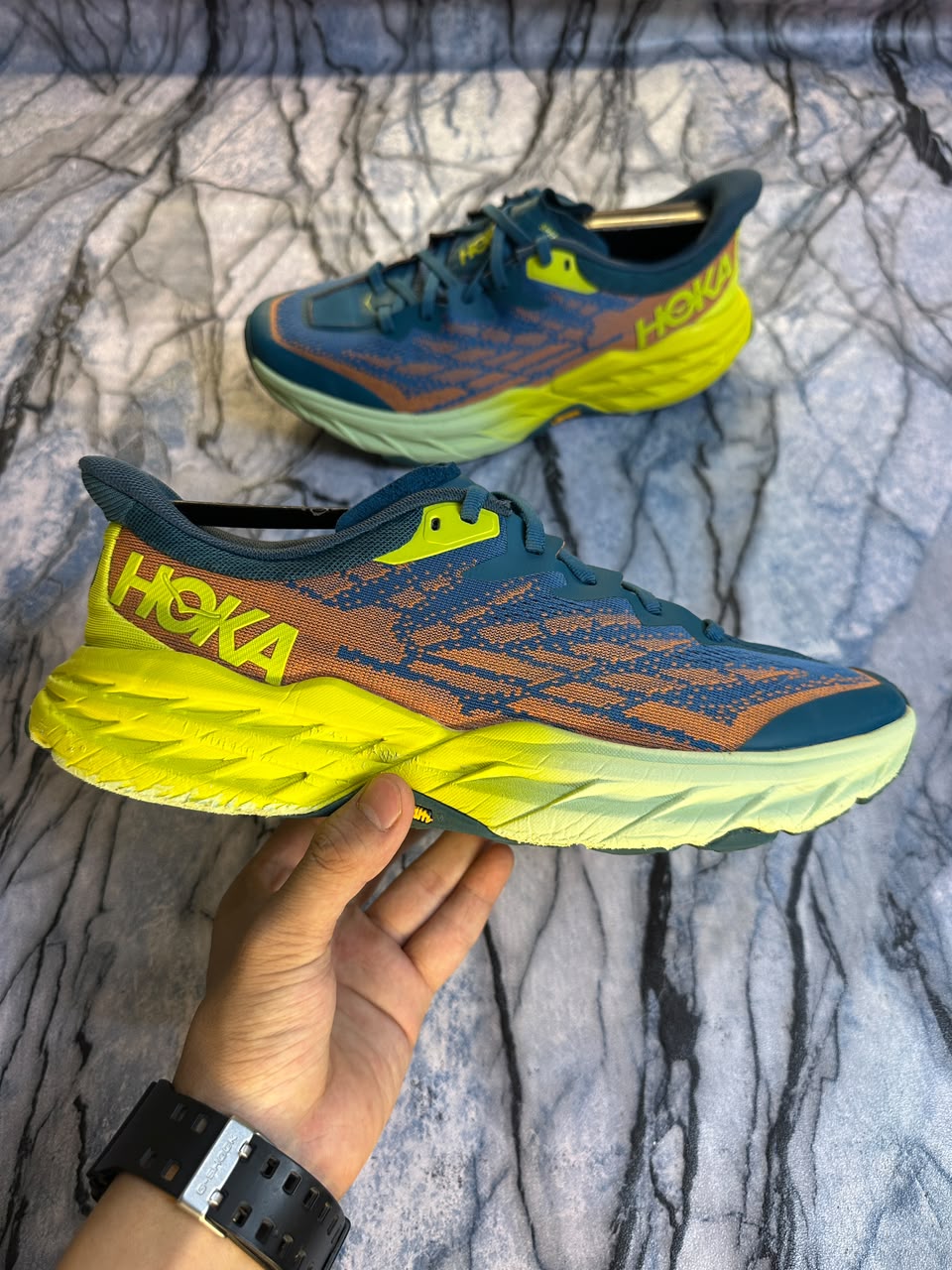 Hoka Speed Goat 5 Branded Running Shoes